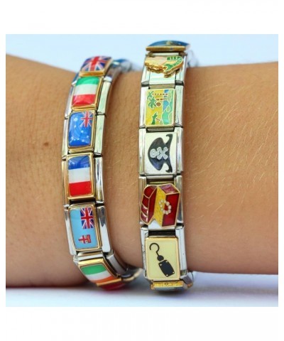 Off to See the Wizard Laser Engraved Italian Charm (9mm Standard Size) $7.89 Bracelets