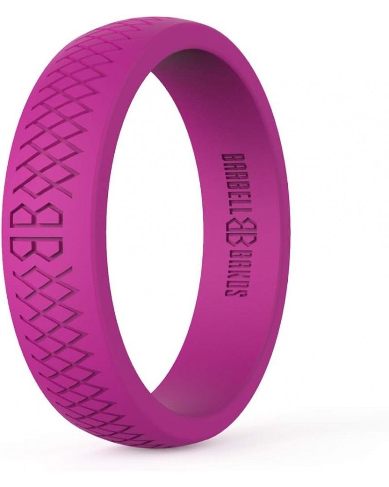 Silicone Ring For Women | Premium Rubber Wedding Band | Perfect For Fitness, Lifting, Active Lifestyle - Comfortable and Dura...