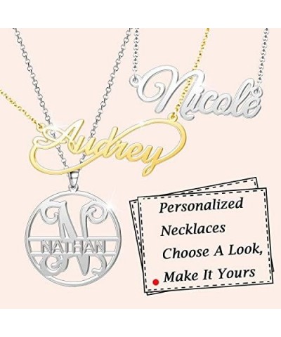 Name Necklace Personalized Gifts Customized Name Necklace Linda Rose Gold $15.65 Necklaces