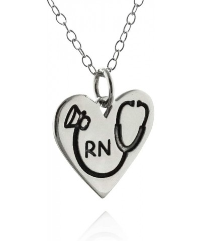 925 Sterling Silver Public Service Work Pendant Necklaces RN $27.04 Necklaces