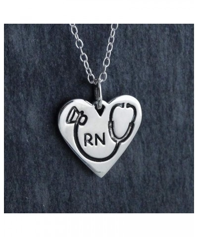 925 Sterling Silver Public Service Work Pendant Necklaces RN $27.04 Necklaces