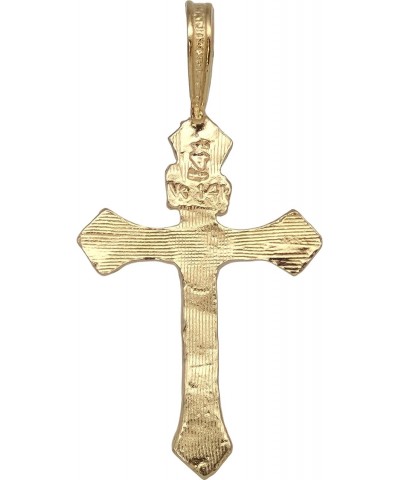 14K Gold Crucifix Religious Pendant Cross Jewelry $22.60 Pendants