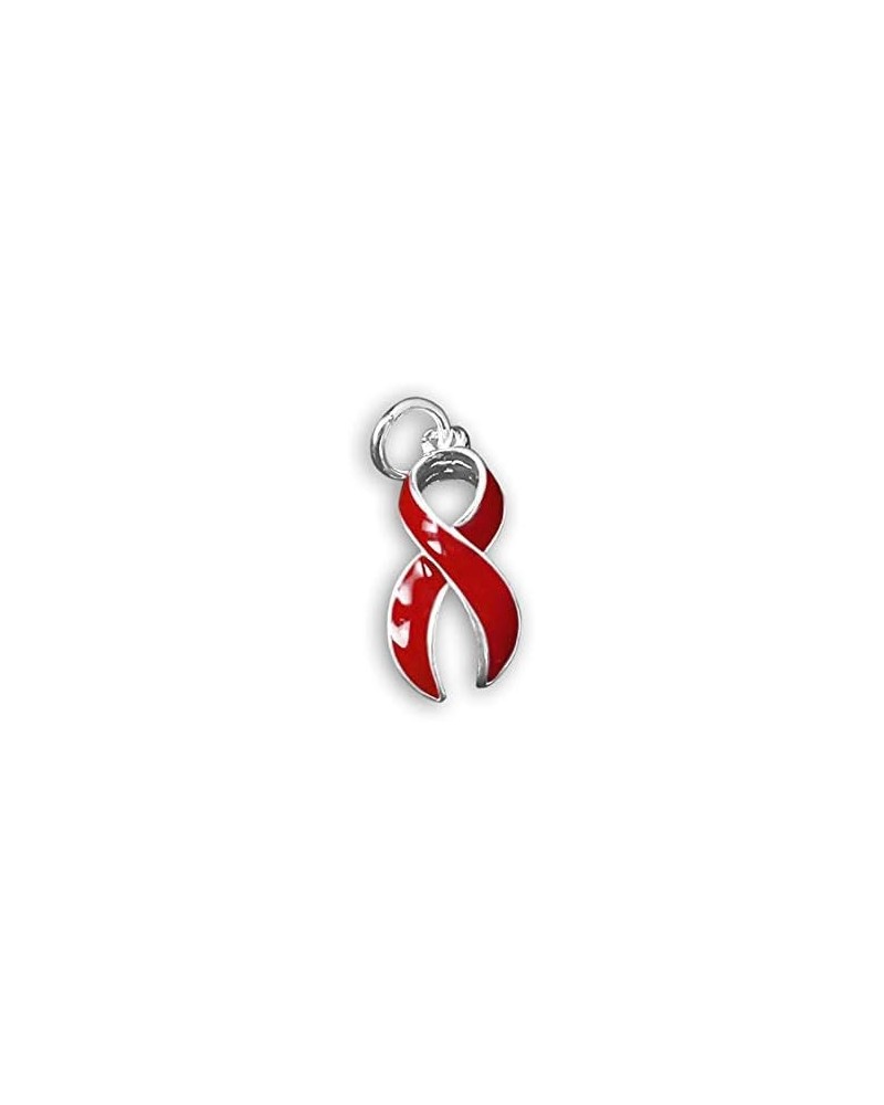 Heart Awareness Charms Perfect for Jewelry Making, Bracelets, Necklaces, DIY Projects, Support Groups and Fundraisers 10 Char...