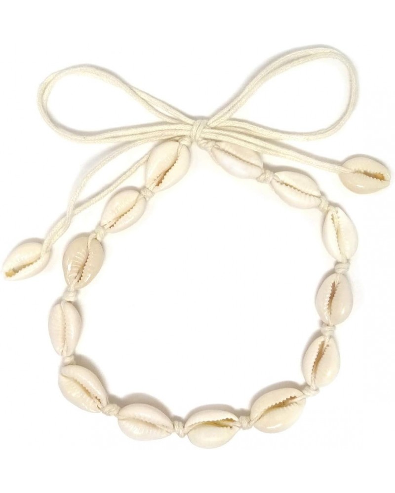 Natural Shell Necklace Handmade Summer Beach Shell Choker Necklace $7.79 Necklaces