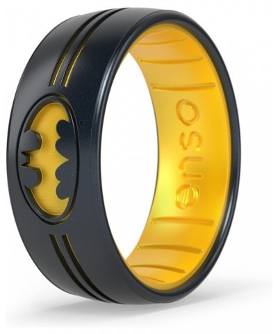 DC Comics Collection - Etched Silicone Ring - Comfortable, Breathable, and Safe - Batman, Superman, The Flash, and Wonder Wom...