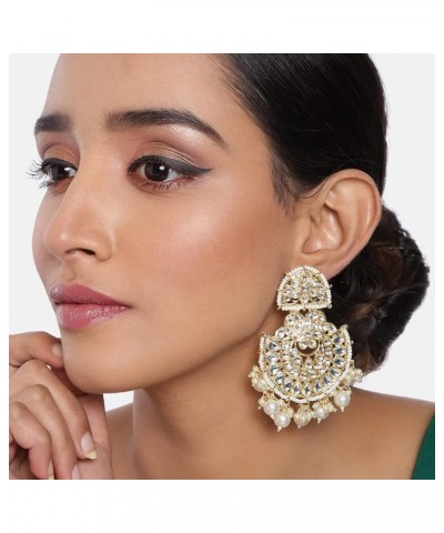 Jhumki Jhumka Earrings Indian Wedding Traditional Party Fusion Fashion Jewelry For Women White3 $16.17 Earrings