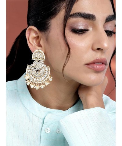 Jhumki Jhumka Earrings Indian Wedding Traditional Party Fusion Fashion Jewelry For Women White3 $16.17 Earrings