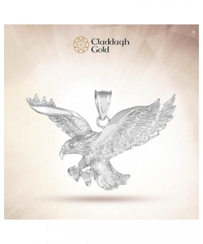 925 Sterling Silver Flying Eagle Pendant $14.70 Pendants