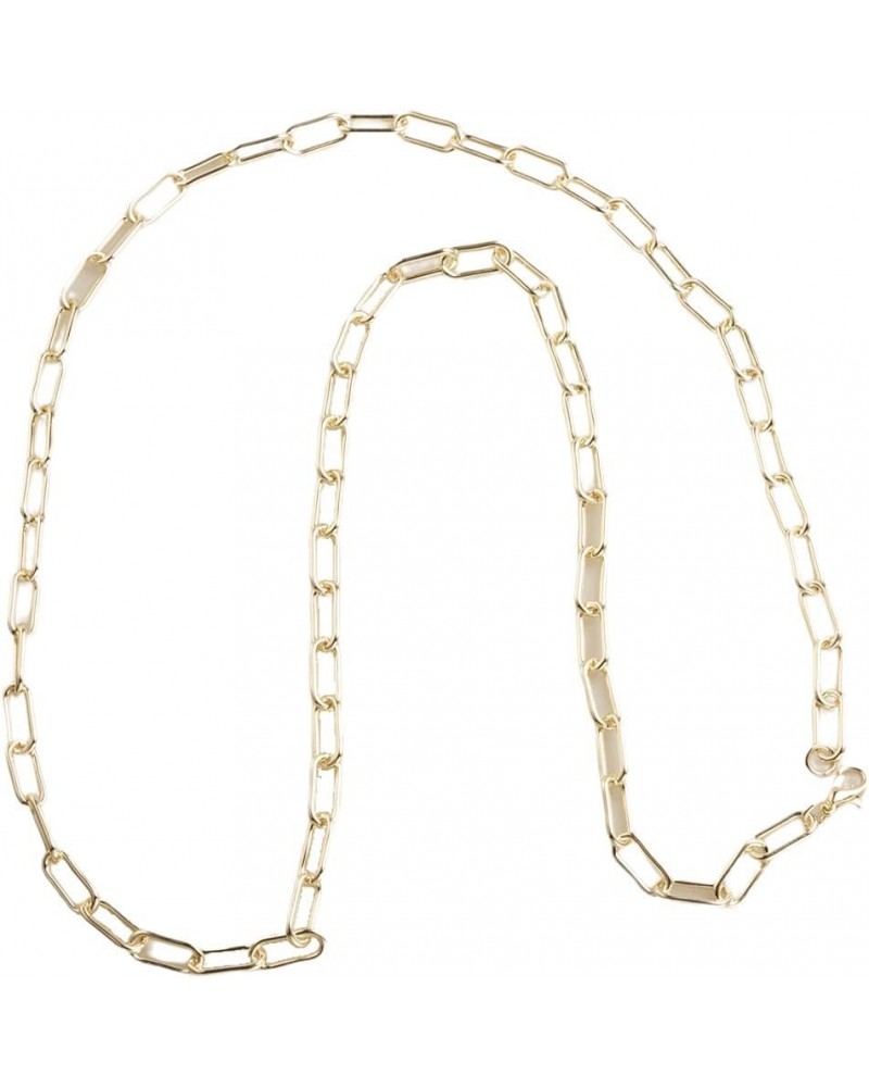 BIJOUX Bobbi - Gold Plated Paper Clip Chain, Link Chain Necklace 30 $10.08 Necklaces