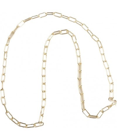 BIJOUX Bobbi - Gold Plated Paper Clip Chain, Link Chain Necklace 30 $10.08 Necklaces