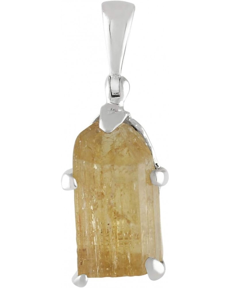 Imperial Topaz Crystal Pendant in Sterling Silver $38.54 Pendants