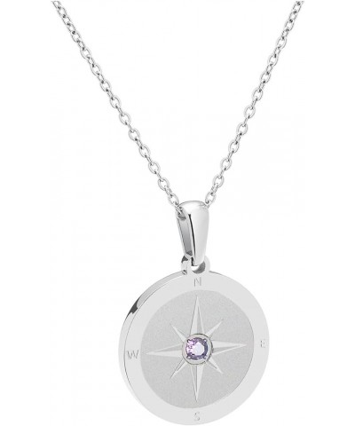 Birthstones Compass Necklace Graduation Gifts for Her College Graduation Gift for Friend High School Senior Granduation Class...