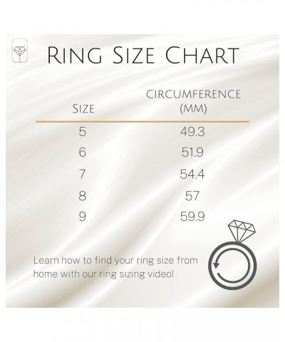 2 Carat Cubic Zirconia Anniversary or Engagement Ring for Women in 14k Solid White or Yellow Gold Three Stone CZ in Size 5 to...