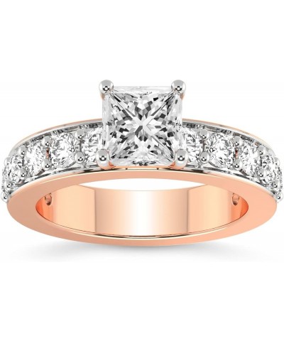 1 Carat -5 Carat | IGI Certified Lab Grown Diamond Engagement Ring | 14K Or 18K in White, Yellow Or Rose Gold | Adele Side St...