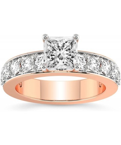 1 Carat -5 Carat | IGI Certified Lab Grown Diamond Engagement Ring | 14K Or 18K in White, Yellow Or Rose Gold | Adele Side St...