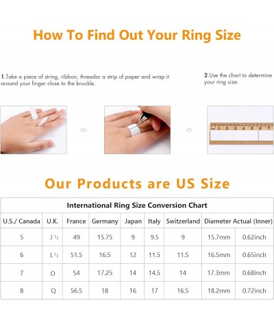 5 Stone Moissanite Rings, Lab Created Diamond Wedding Band D Color VVS1 Clarity with 18K White Gold S925 Sterling Silver Eter...