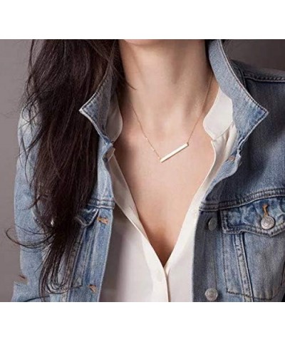 Gold Lariat Necklace for Women Trendy Rose Gold Bar Necklae Y Pendant Necklace Dainty Gold Jewelry Gifts for Girls J1:lariat ...