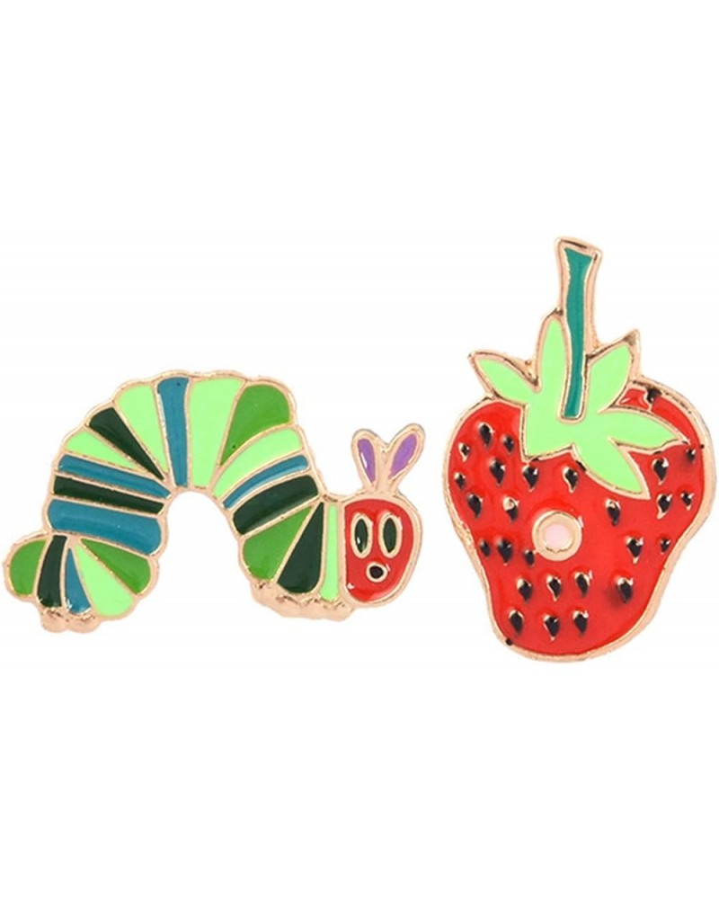 Enamel Pins for Backpacks Cute Lapel Pins Funny Brooch Badge Pin for Girls Women Gift 2Pcs Strawberry&Ladybug $3.91 Brooches ...