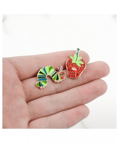 Enamel Pins for Backpacks Cute Lapel Pins Funny Brooch Badge Pin for Girls Women Gift 2Pcs Strawberry&Ladybug $3.91 Brooches ...