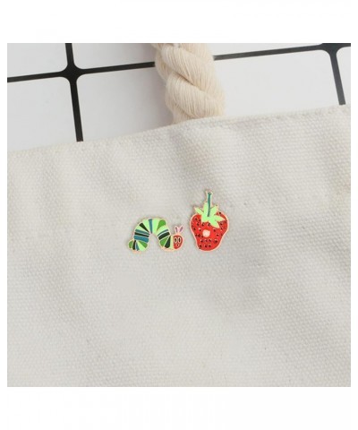 Enamel Pins for Backpacks Cute Lapel Pins Funny Brooch Badge Pin for Girls Women Gift 2Pcs Strawberry&Ladybug $3.91 Brooches ...