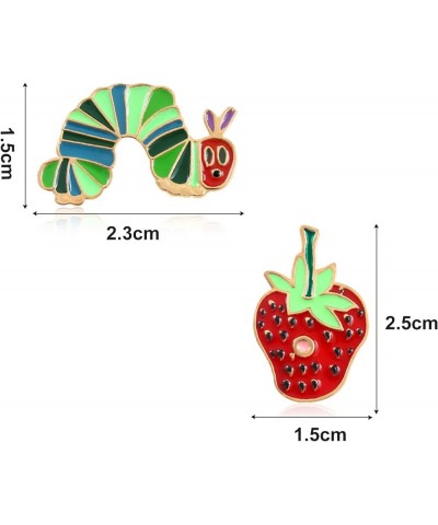 Enamel Pins for Backpacks Cute Lapel Pins Funny Brooch Badge Pin for Girls Women Gift 2Pcs Strawberry&Ladybug $3.91 Brooches ...