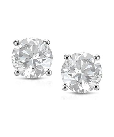 Round Diamond stud (IGI Certified 0.70 ct & up) ScrewBack 14K 0.04ct-2.00ct Clarity-I3 White Gold 0.35 carats $50.33 Earrings