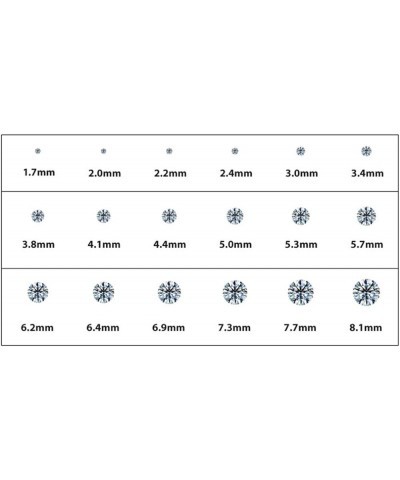 Round Diamond stud (IGI Certified 0.70 ct & up) ScrewBack 14K 0.04ct-2.00ct Clarity-I3 White Gold 0.35 carats $50.33 Earrings