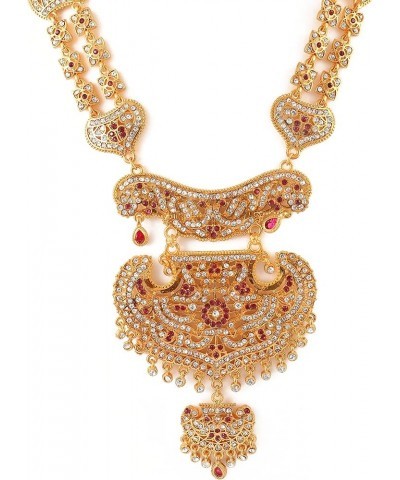 JewarHaat Indian Bollywood Kundan Polki Ad Cz Gold Tone Jewelry Set for Women and Girls Long Set $10.56 Jewelry Sets