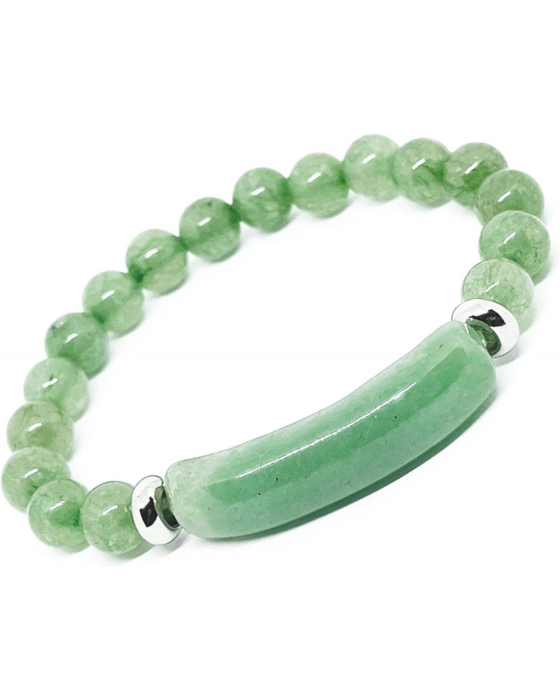 Green Aventurine Crystal Bracelet for Relief Stress - Authentic Gemstones Citrine Crystal Bracelet for Healing Wealth and Pro...