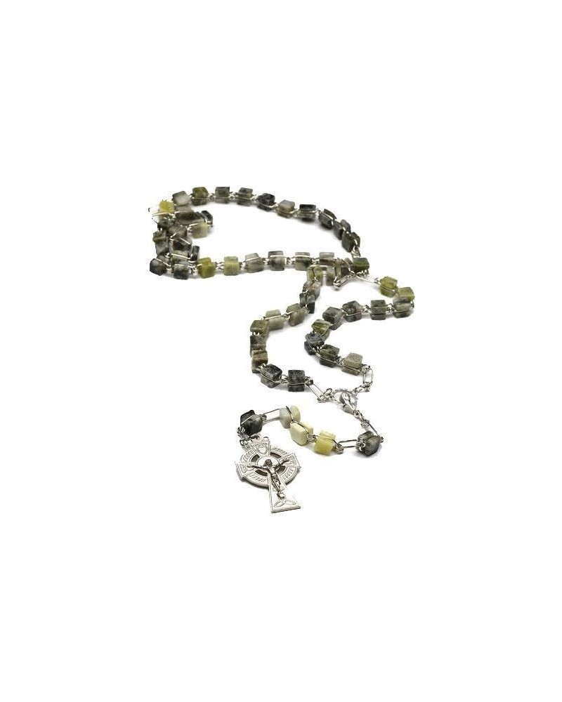 Irish Connemara Marble Rosary Prayer Beads Handcrafted in Ireland by J.C.Walsh & Sons $21.27 Necklaces