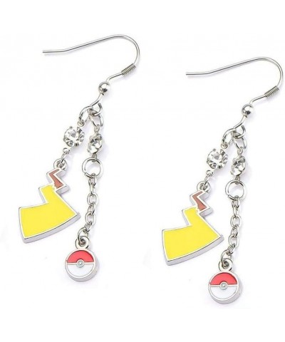 Pokeball & Lightning Bolt Dangle Earrings $18.89 Earrings