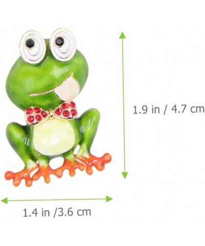 8 Pcs Frog Brooch Clothes Pin Enamel Pin Mochilas Para Mujeres Frog Pin Pin Backpack for Women Brooches 4x3.6CMx5pcs Assorted...