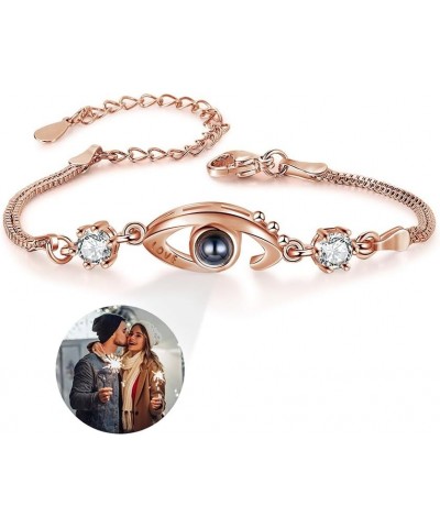 Custom Bracelets with Picture inside Personalized Photo Projection Bracelet for Women Picture Bracelet Personalized Photo Gif...