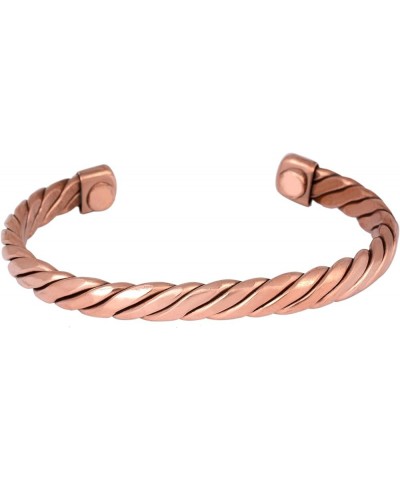 Indian Copper Bracelet Hand Crafted Healing Chakra Bracelets Jewelry Cuff Gift Bangle Women & Men style32 $8.50 Bracelets