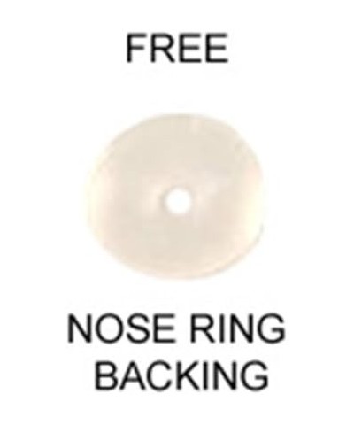 316L Surgical Steel Nose Stud Ring Cross Choose Your Color & Style Cross Nose Hugger 20G 10mm Straight-Navy Blue $11.99 Body ...