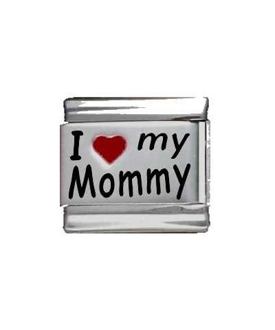 I Heart My Mommy Red Heart Laser Italian Charm $7.69 Bracelets