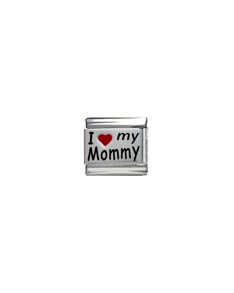 I Heart My Mommy Red Heart Laser Italian Charm $7.69 Bracelets