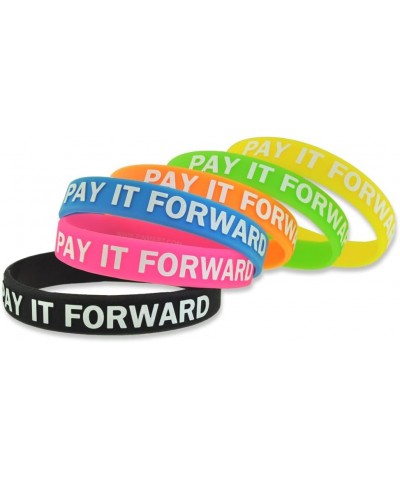 Pay It Forward Silicone Rubber Bracelet (Pack of 6 Colors) 10 Pack $39.13 Accessories