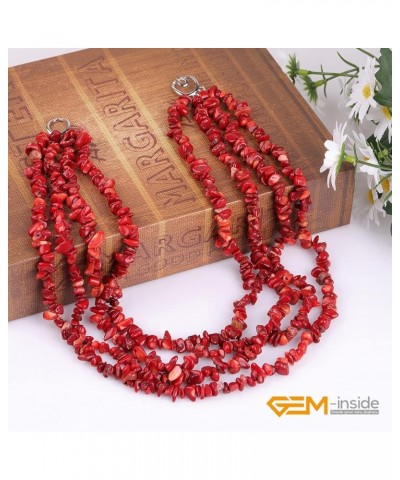 GEM-Inside Chips Dyed Fashion Bohemia Necklace for Women Fashion Loose Beads for Jewelry Making Stand String Beaded Necklace ...