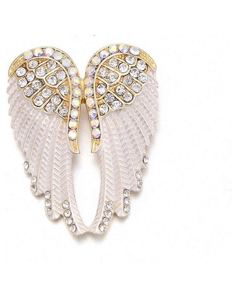 Vintage Angel Wings Brooch Pins Women Jewelry Antique Gold Brooches White Gold $9.81 Brooches & Pins