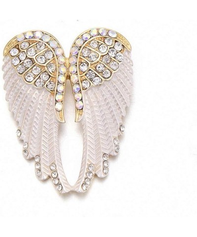 Vintage Angel Wings Brooch Pins Women Jewelry Antique Gold Brooches White Gold $9.81 Brooches & Pins