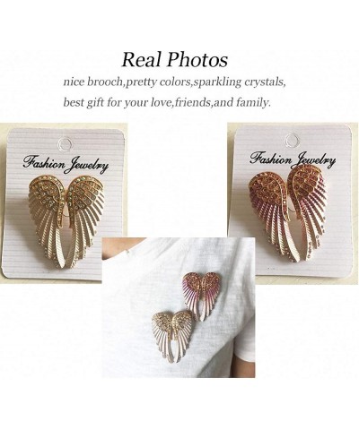 Vintage Angel Wings Brooch Pins Women Jewelry Antique Gold Brooches White Gold $9.81 Brooches & Pins