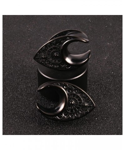 2 PCS 6mm-25mm Fashion Hollowed 316 Stainless Steel Beautiful Ear Plugs Tunnels Gauges Stretcher Piercing Body Jewelry 22mm(7...