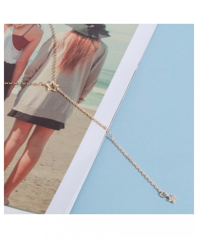 Boho Crystal Star Lariat Y Necklace Open Star Drop Necklace Gold Cz Star Pendant Necklace Long Star Y Chain Necklace Hollow S...