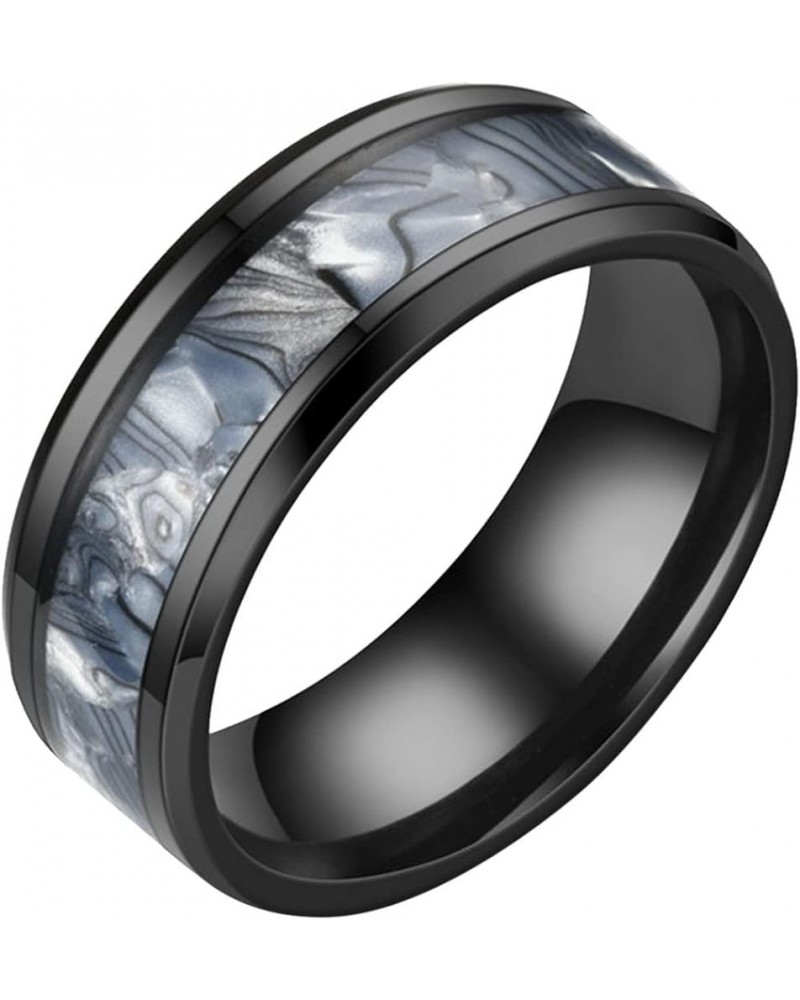 Mens Women Wedding Rings Fashion Jewelry Engagement Rings Opal Sapphire Bridal Band Promise Rings (White, 10) Blue-a 12 $5.93...