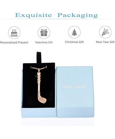 Hockey Stick Cremation Jewelry for Ashes Pendant Holder Urns Memorial Necklace for Men/Women & Free Fill Kits Rose Gold $13.4...