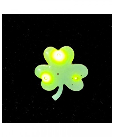 Green LED Light Up Flashing Shamrock Pins Brooches $23.65 Brooches & Pins