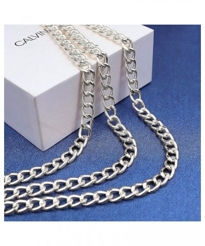 Chain Belts for Women Waist Chain Belt Multilayer Body Belly Chain Silver 130.0 Centimeters $7.94 Body Jewelry