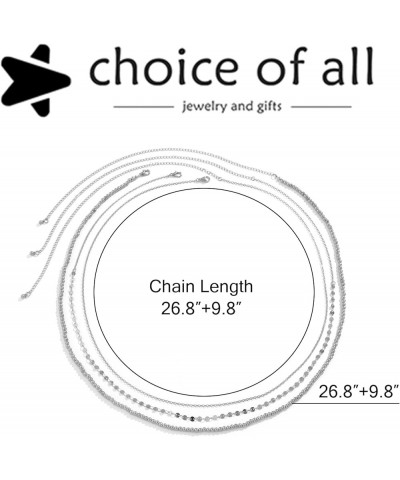 Waist Chain Body Chain Jewelry for Women Belly Chain for Teen Girls Summer Beach Jewelry for Teen Girls DF $7.79 Body Jewelry