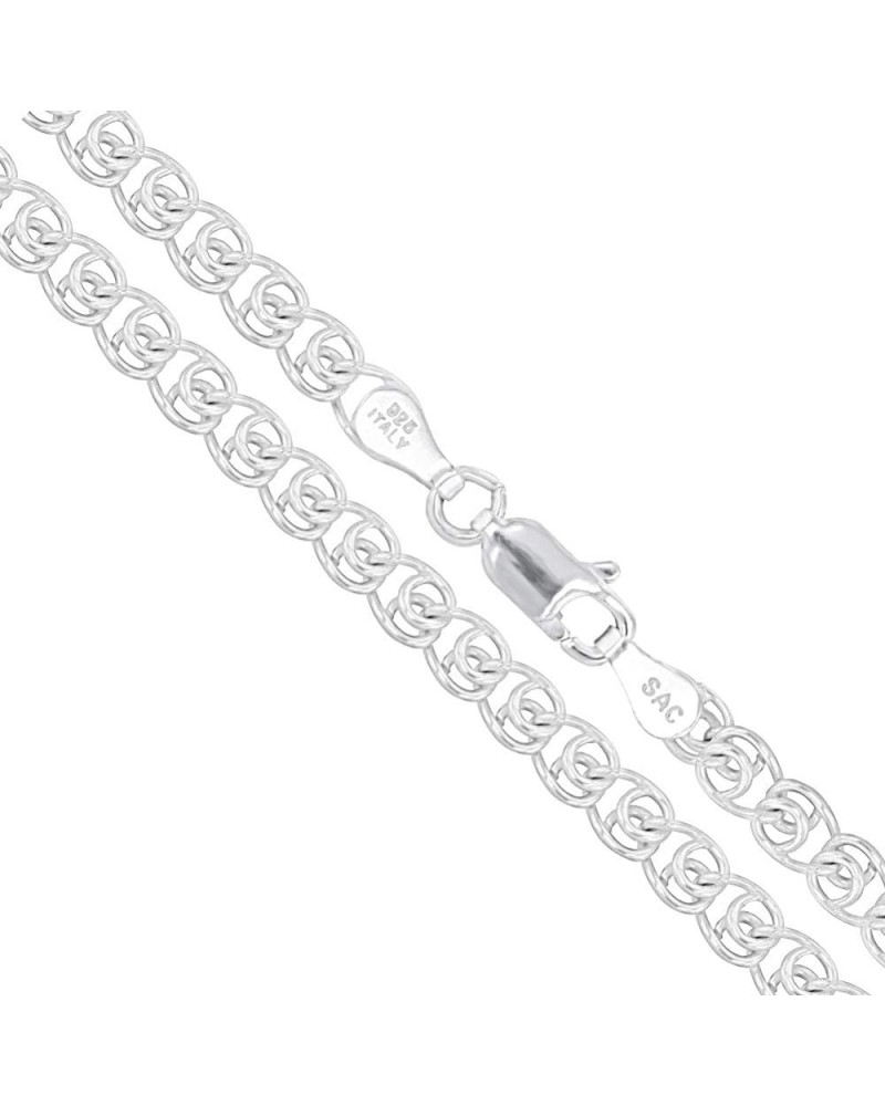 Sterling Silver Italian Love Heart Chain Solid 925 Italy Infinity Promise Necklace 3.5mm Length 20 Inches $11.35 Necklaces